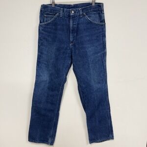Carhartt Men's Plaid Flannel‎ Lined Jeans, 33 x 29 in (no tag), Straight Leg